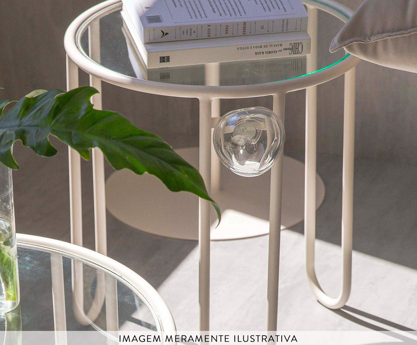Mesa Lateral Murano Porcelana image number 3