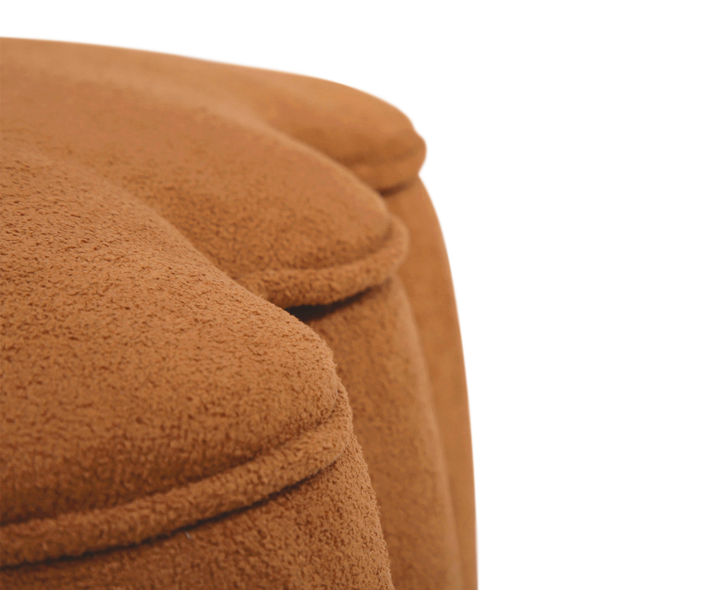Puff Quadrado Boucle Pitanga Terracota image number 6