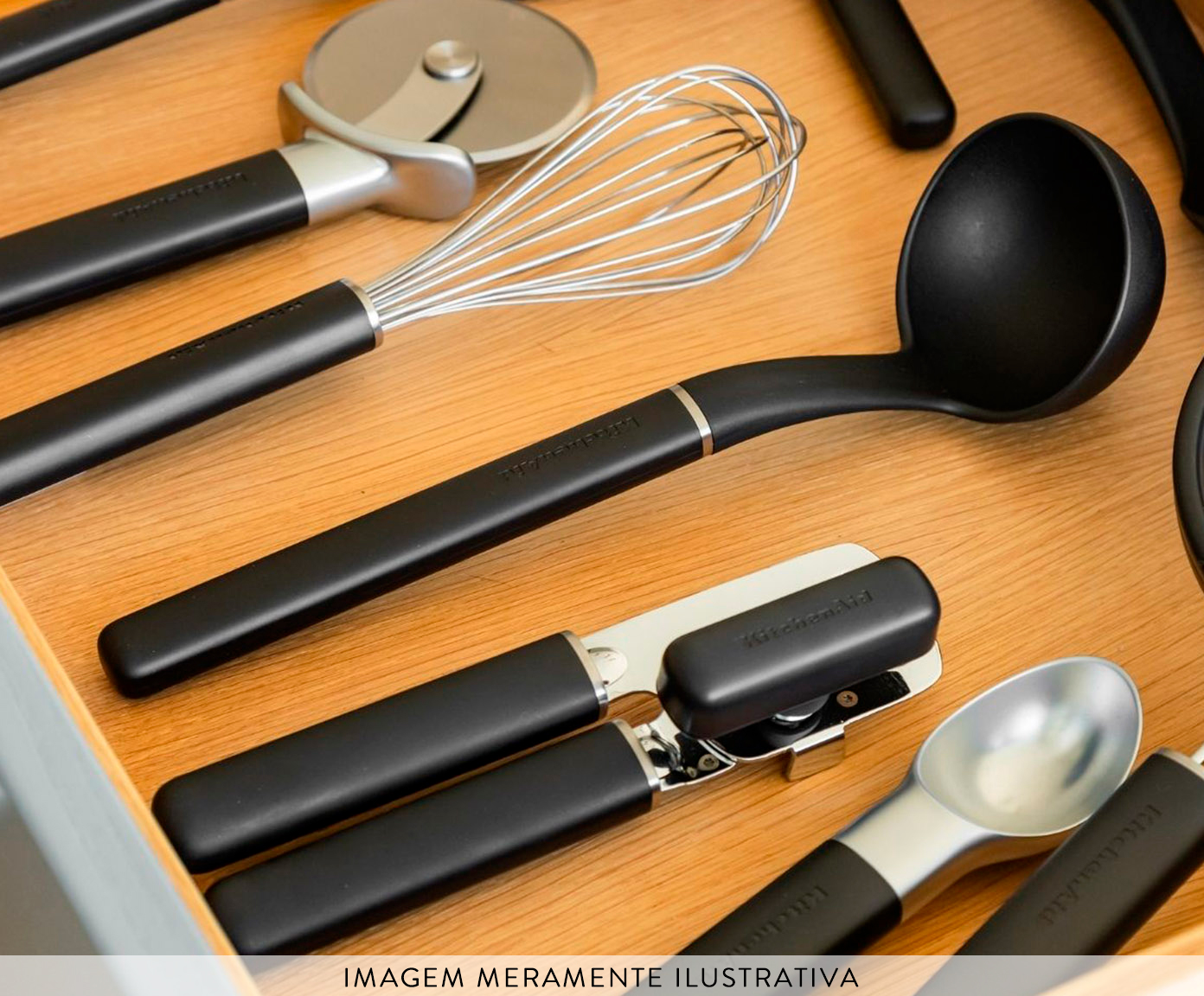 Abridor de Latas Dois em Um Kitchenaid Preto image number 6