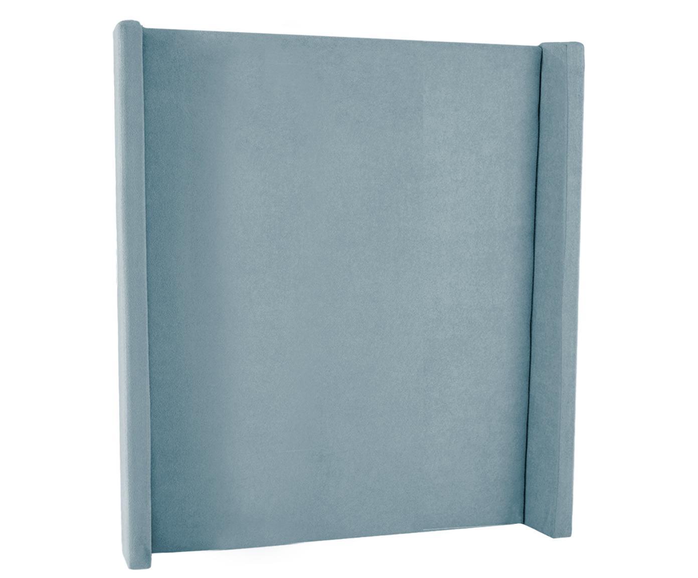 Cabeceira em Boucle Aveludado Classic Azul image number 5