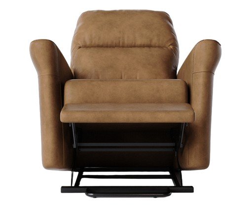 Poltrona Blend com Lift Couro Nozes - image 0