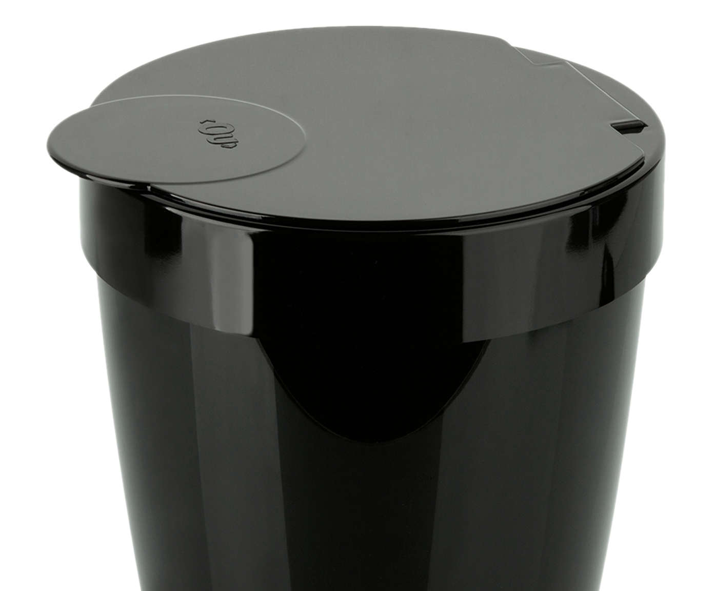 Lixeira com Tampa Infinity Preta - image 1