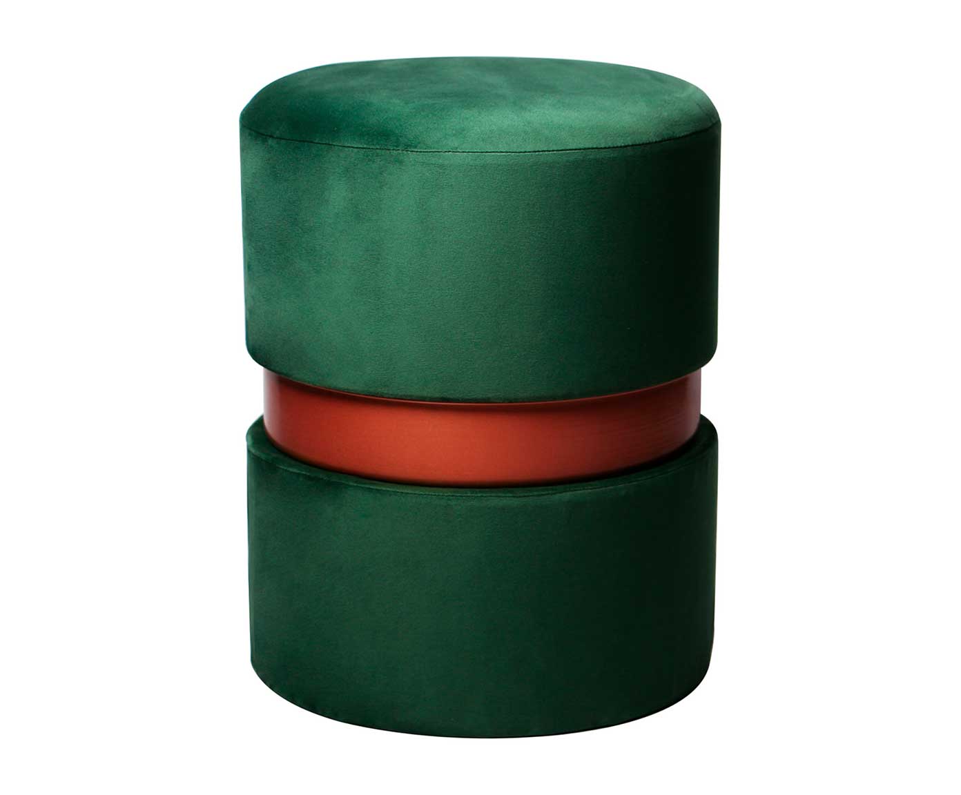 Puff Duo - Verde e Cobre image number 0