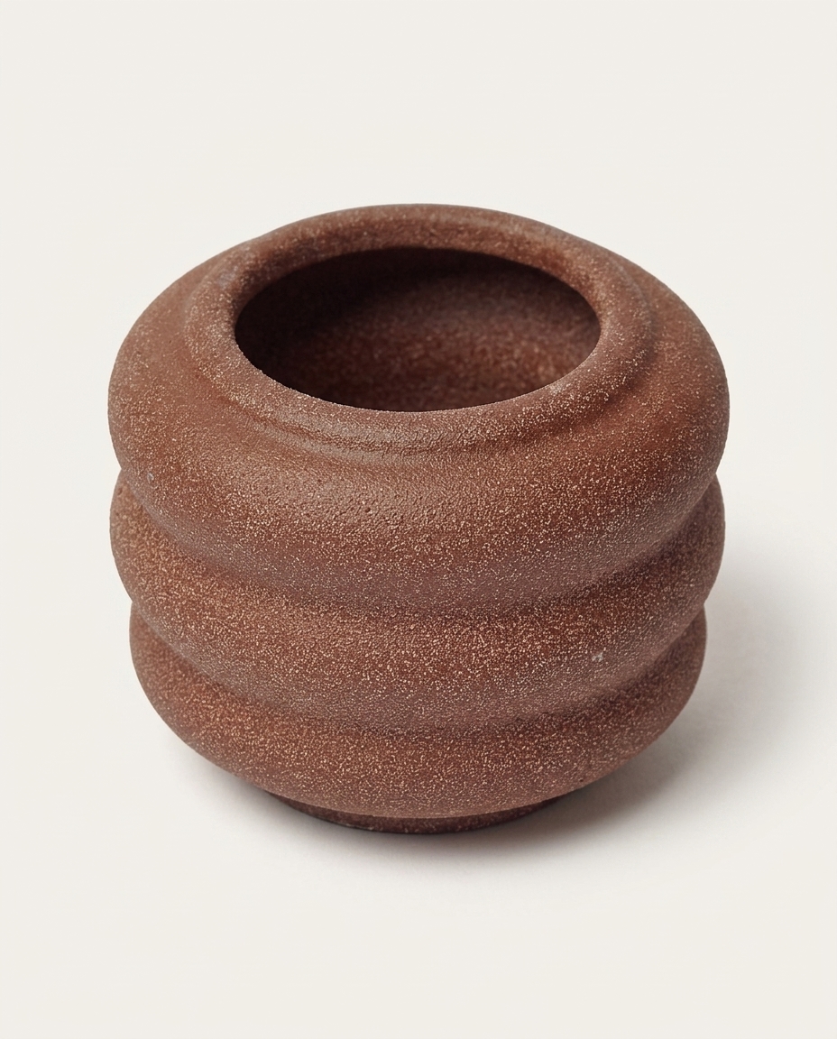 Vaso em Cer&acirc;mica Michelin Marrom - image 1