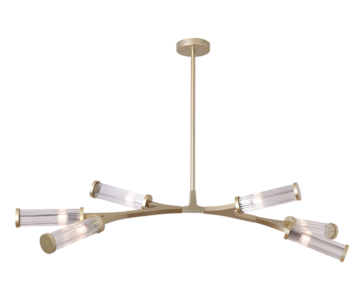 Pendente Flores Dourado Bivolt image number 0