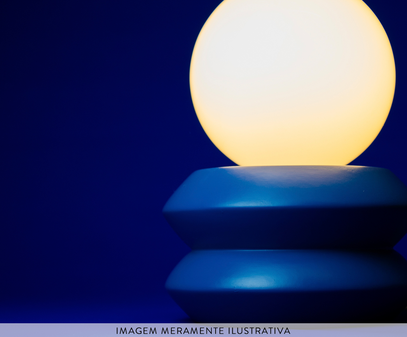 Lumin&aacute;ria de Mesa Trenzin 1 Azul image number 1