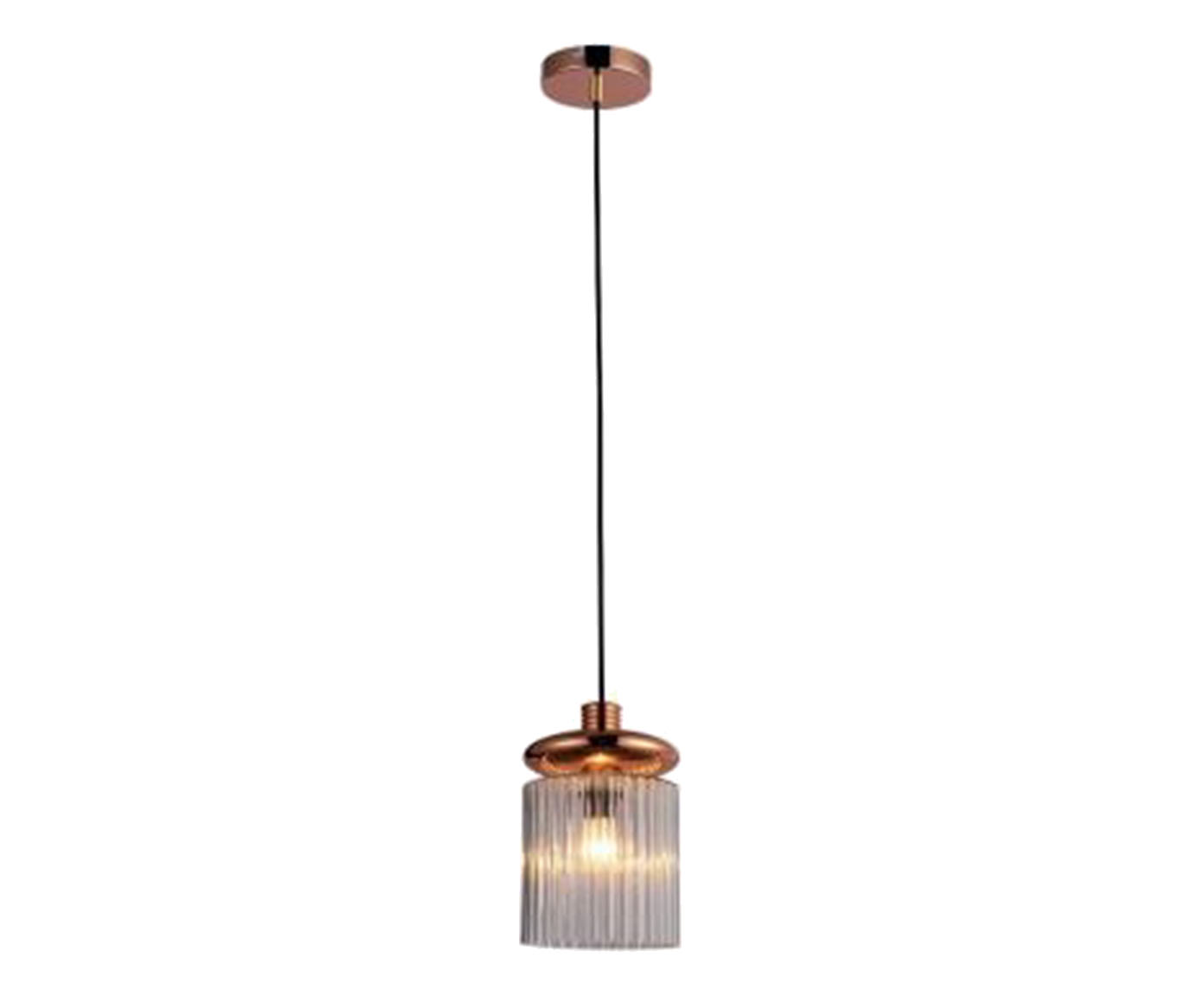Pendente Tule Ros&eacute; Gold Bivolt image number 0