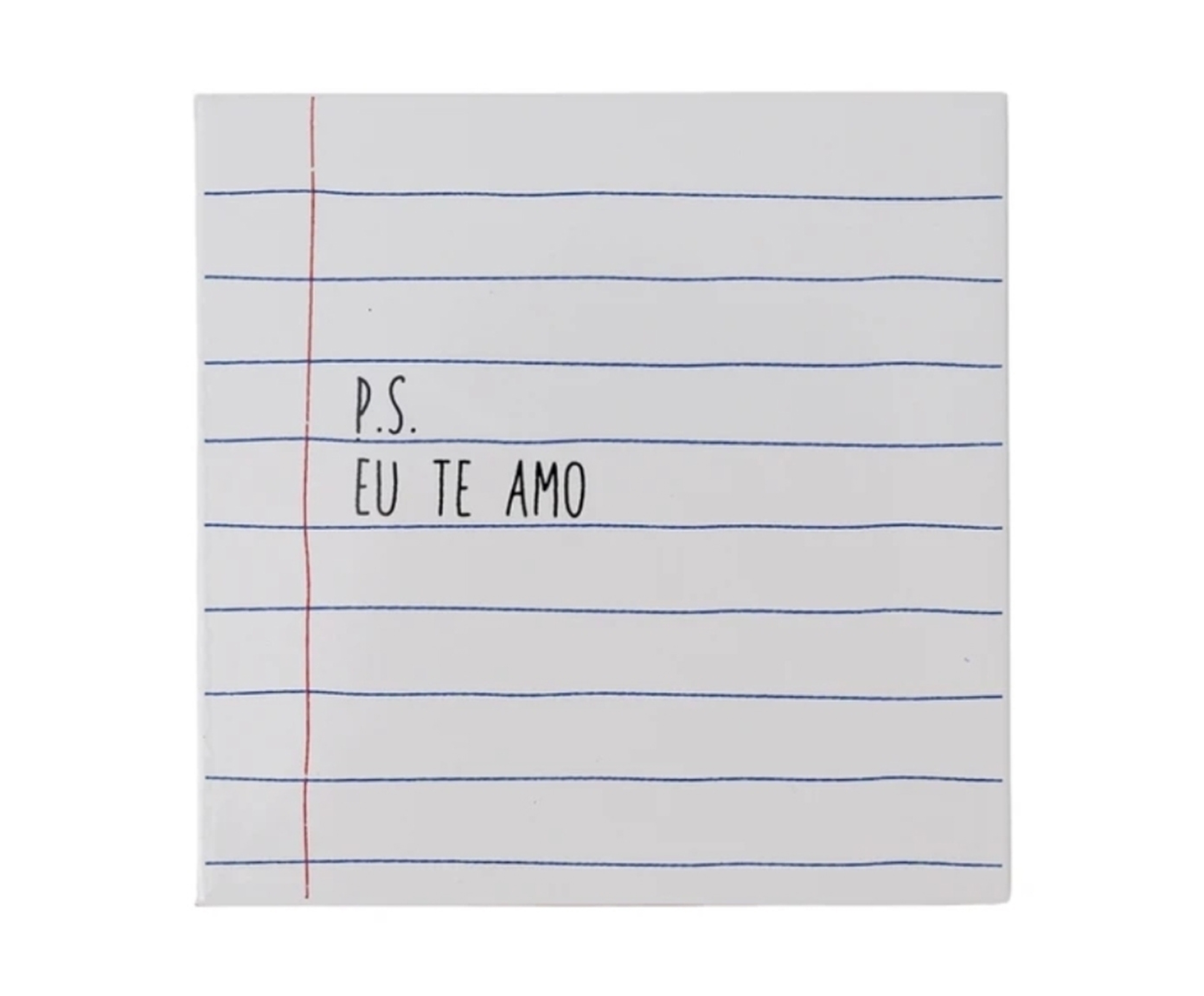 Azulejo Decorativo "P.S. Eu Te Amo" image number 0