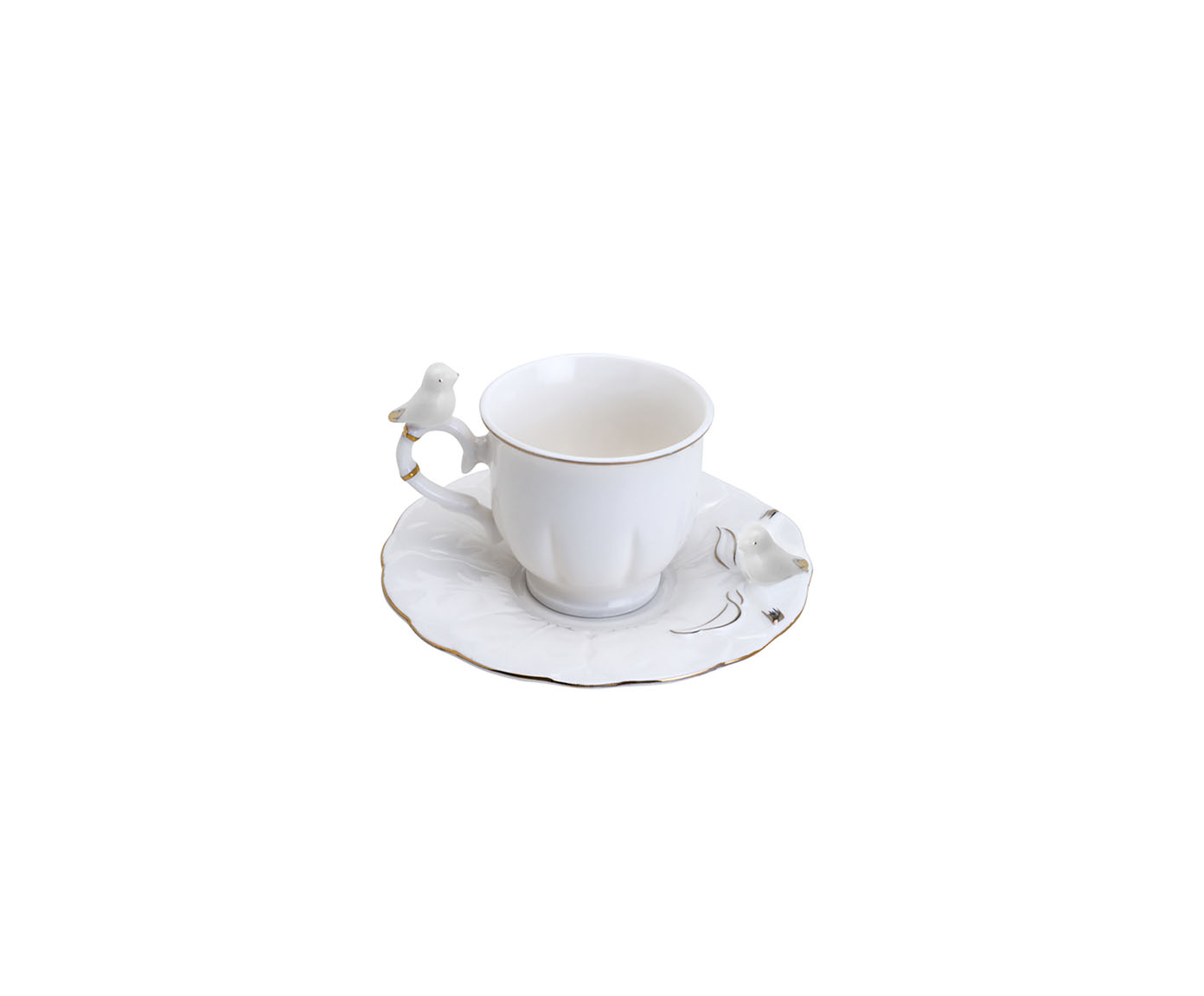 Jogo de X&iacute;caras para Caf&eacute; Birds Round Plate image number 2