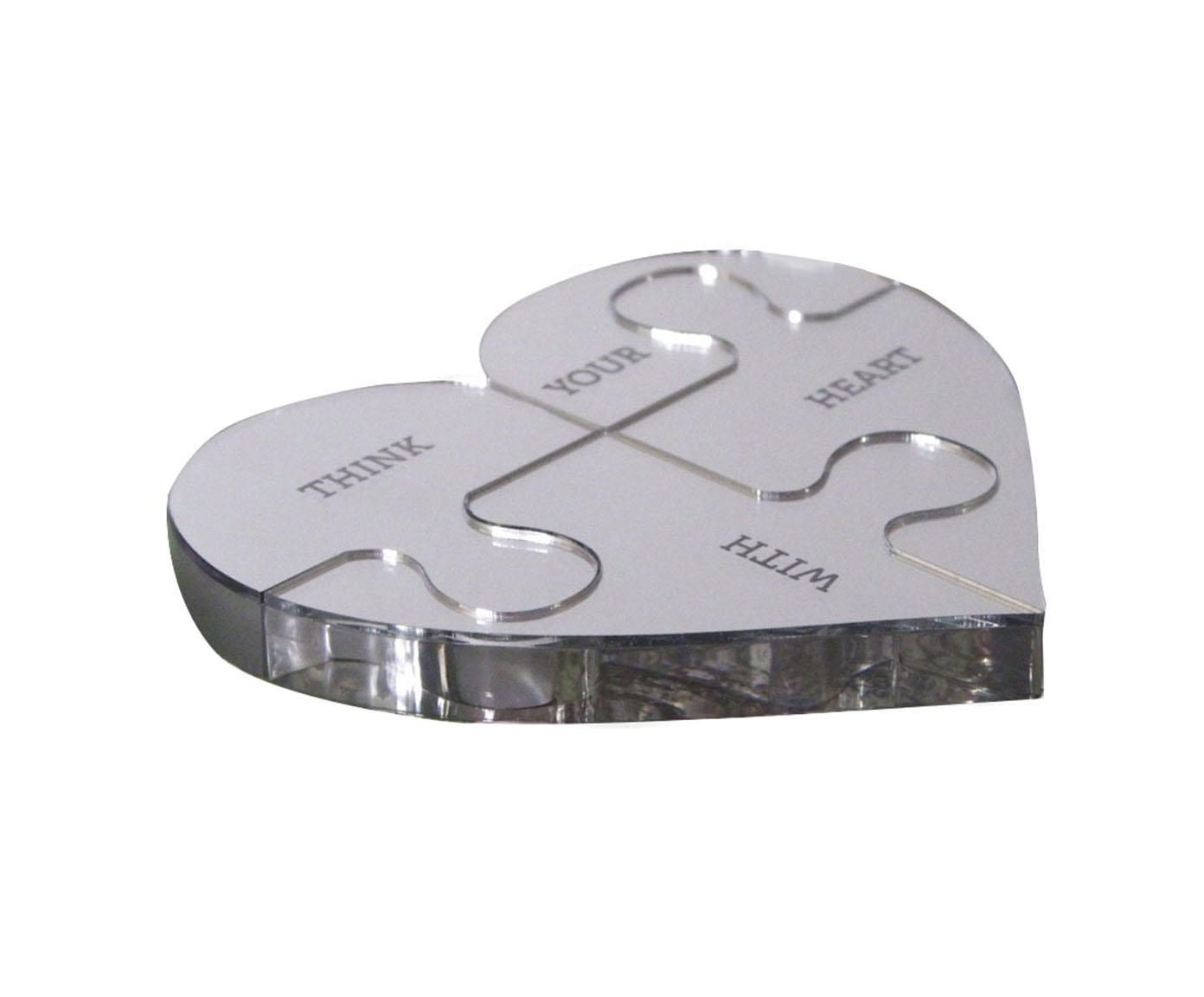 Puzzle Cora&ccedil;&atilde;o Silver image number 0