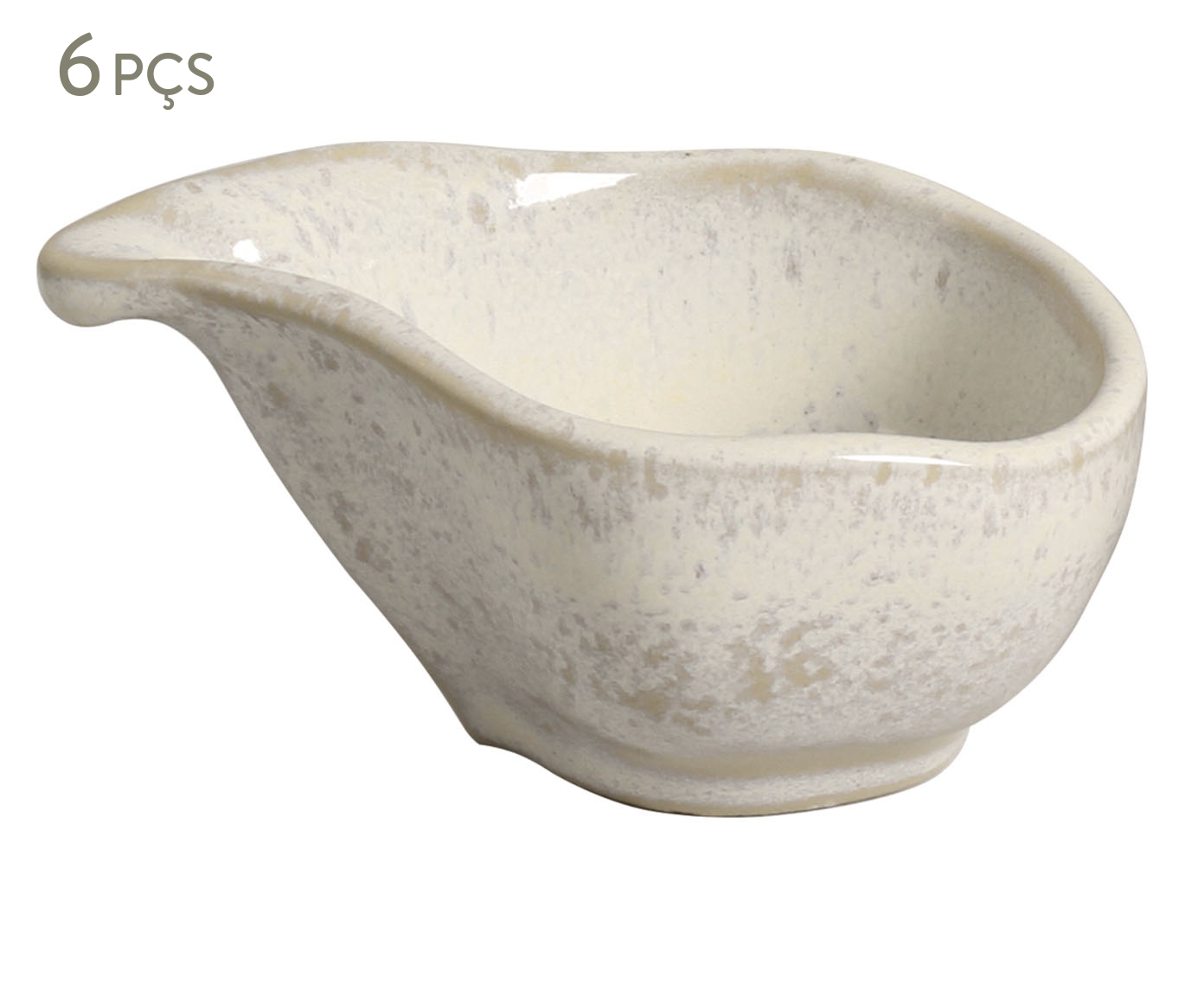 Jogo de Molheiras Oval Org&acirc;nico Latte Cru - image 0