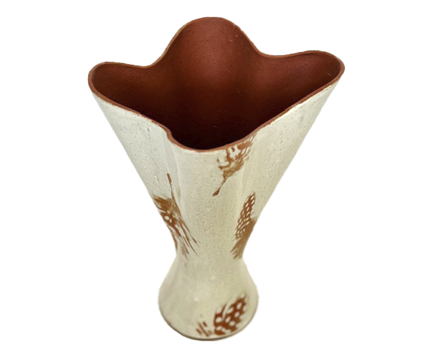 Vaso Lirio Spirit Cer&acirc;mica Bege image number 4