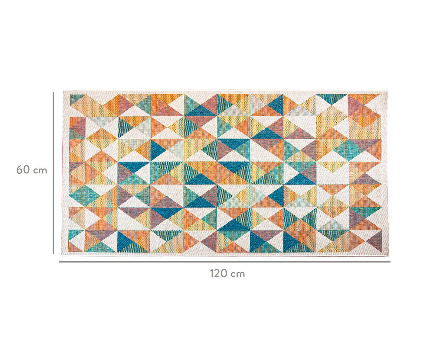 Passadeira Aurora Azul, Verde e Bege image number 5