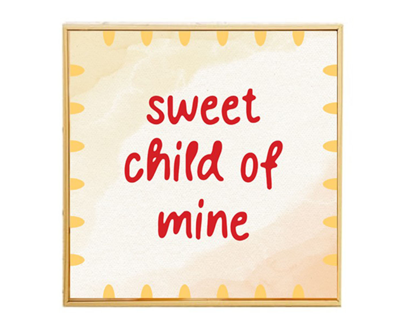 Quadro Sweet Vermelho e Bege image number 0
