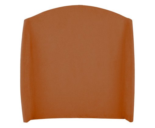 Cabeceira em Boucle Aveludado Smooth Terracota image number 8