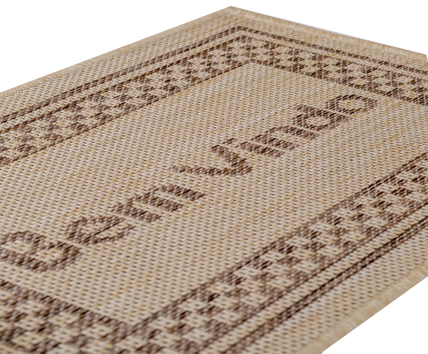 Capacho Look Jacquard Bem Vindo  - Creme - image 1