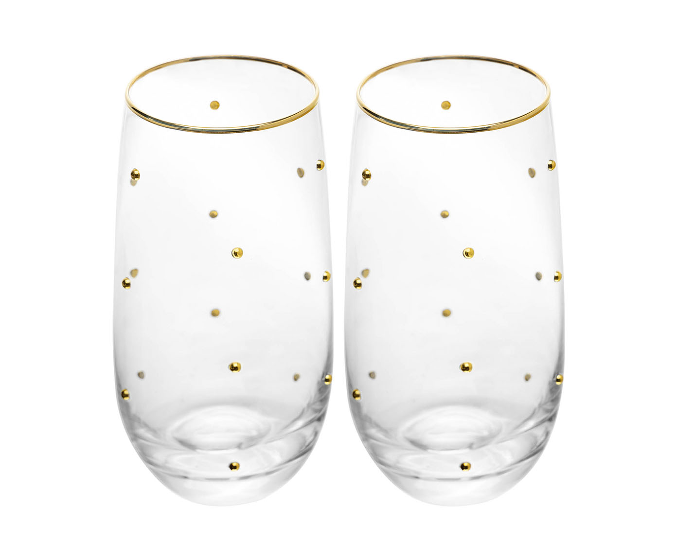 Jogo de Copos com Fio Dourado Balls - image 1