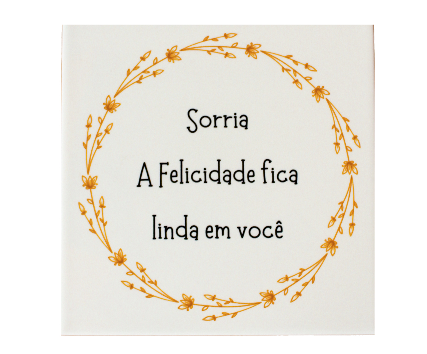 Azulejo Decorativo "Sorria" image number 0