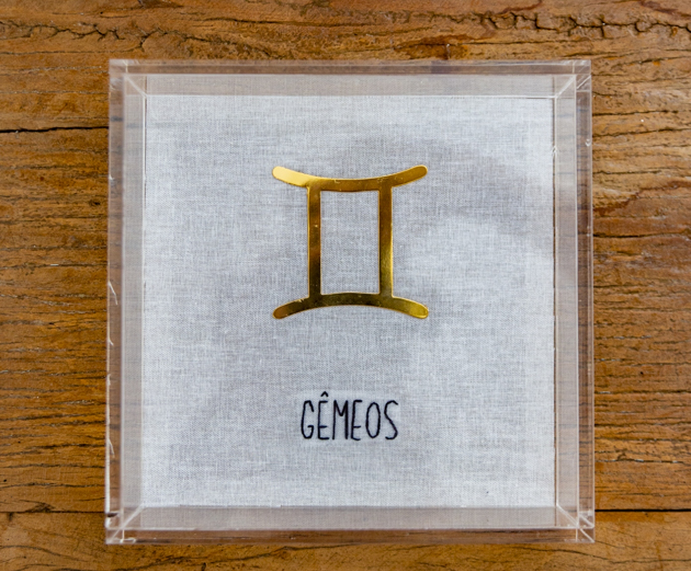 Quadro em Acr&iacute;lico "Signo G&ecirc;meos" image number 1