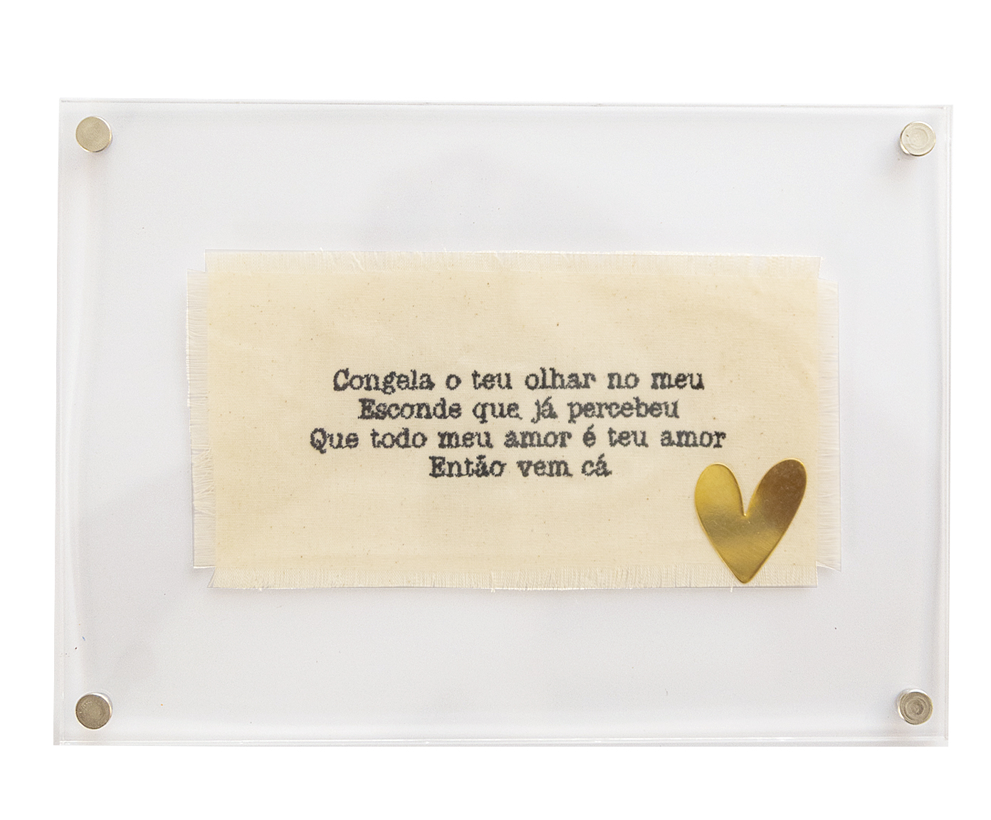 Quadro em Acr&iacute;lico "Congela o Teu Olhar no Meu" image number 0