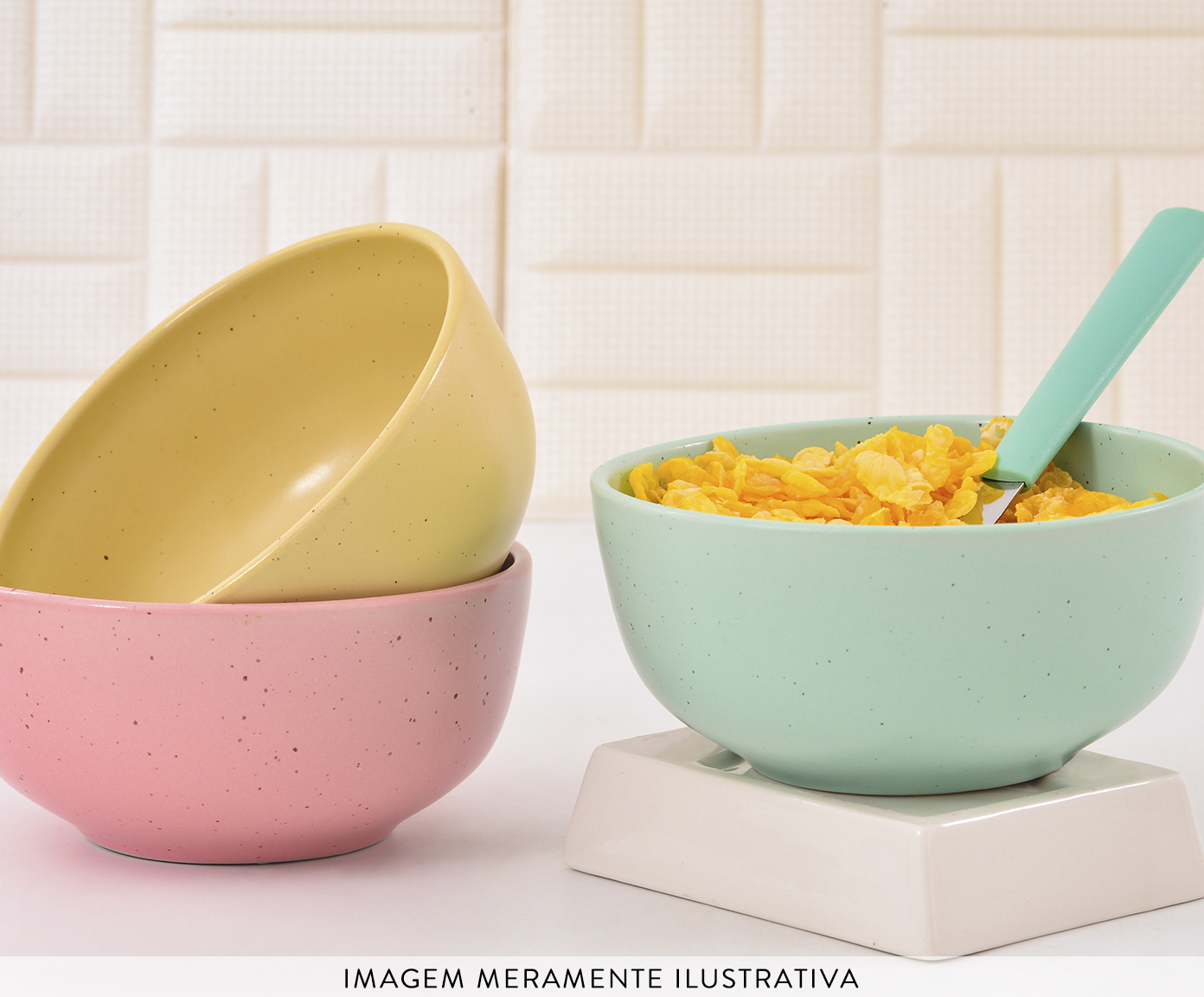 Bowl Artisan em Cer&acirc;mica - Amarelo image number 1