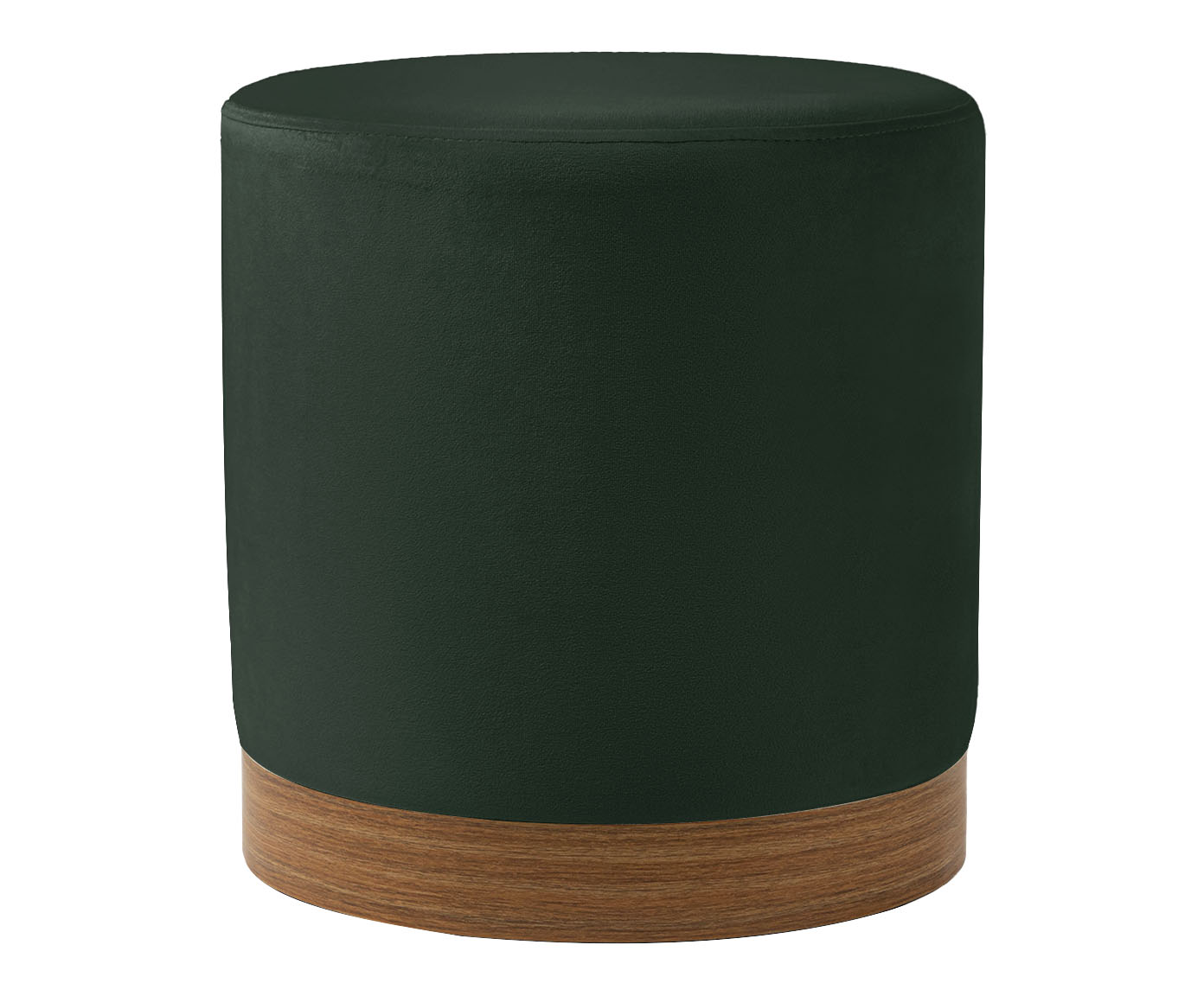Puff em Veludo Harlow Pequeno Verde image number 1