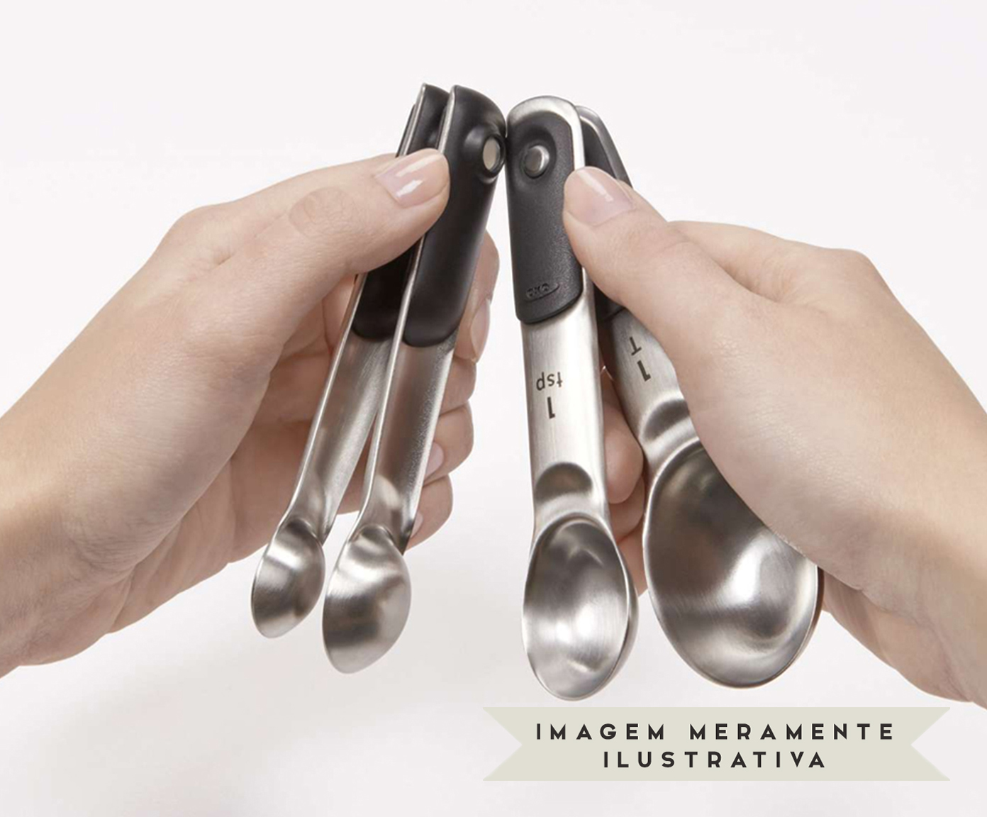 Jogo de Colheres Medidoras em Inox Ground image number 2