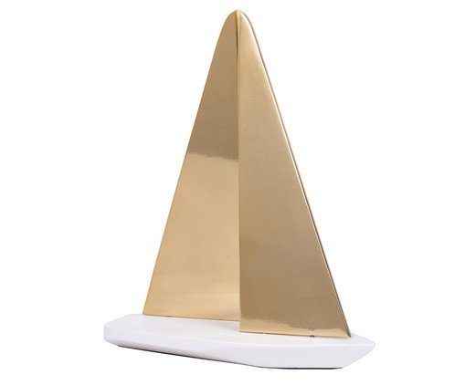 Escultura Caravela Bege image number 4