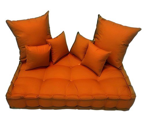 Futon Turco com Almofadas laranja - image 0