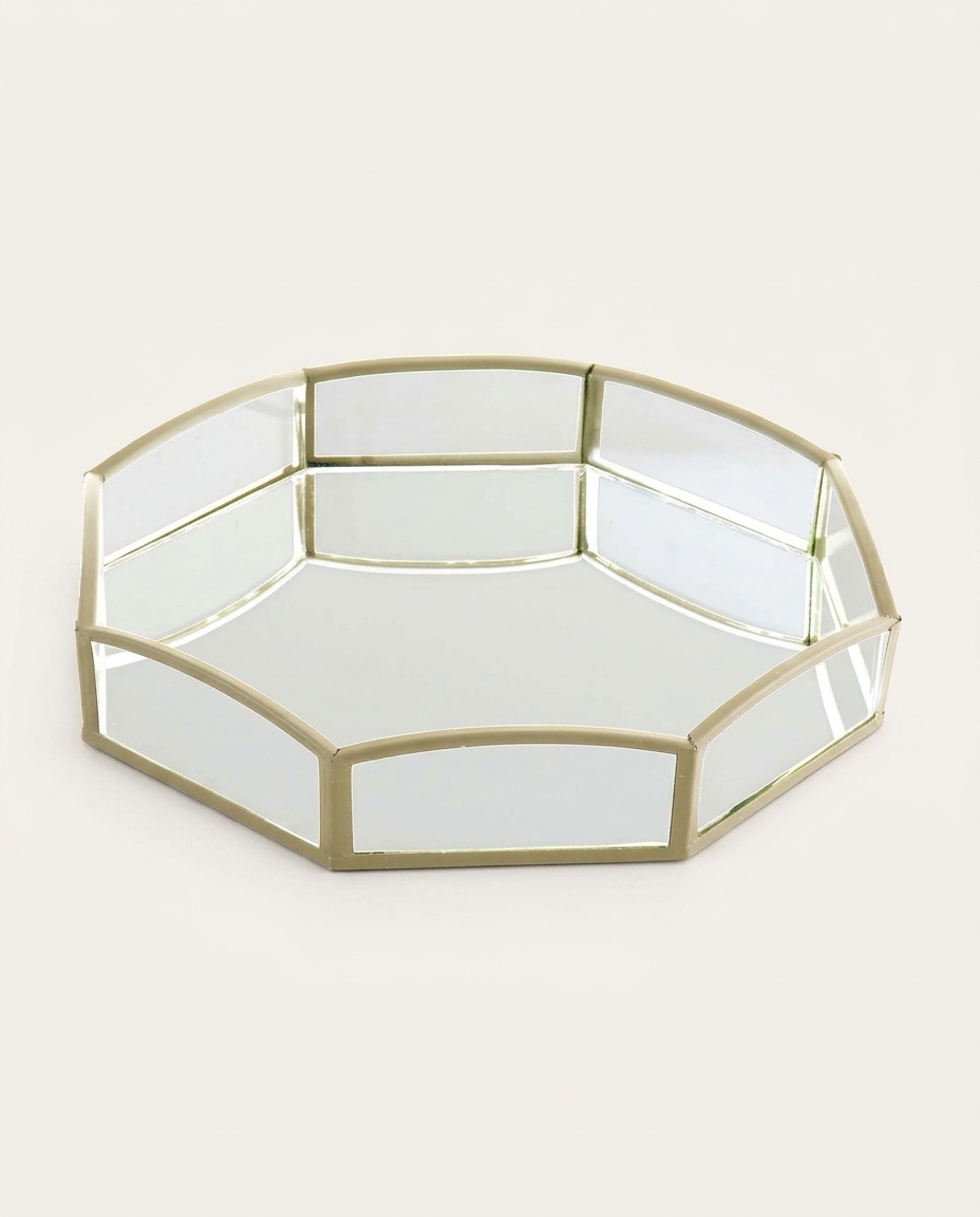 Bandeja Decorativa Wave Gold - image 0