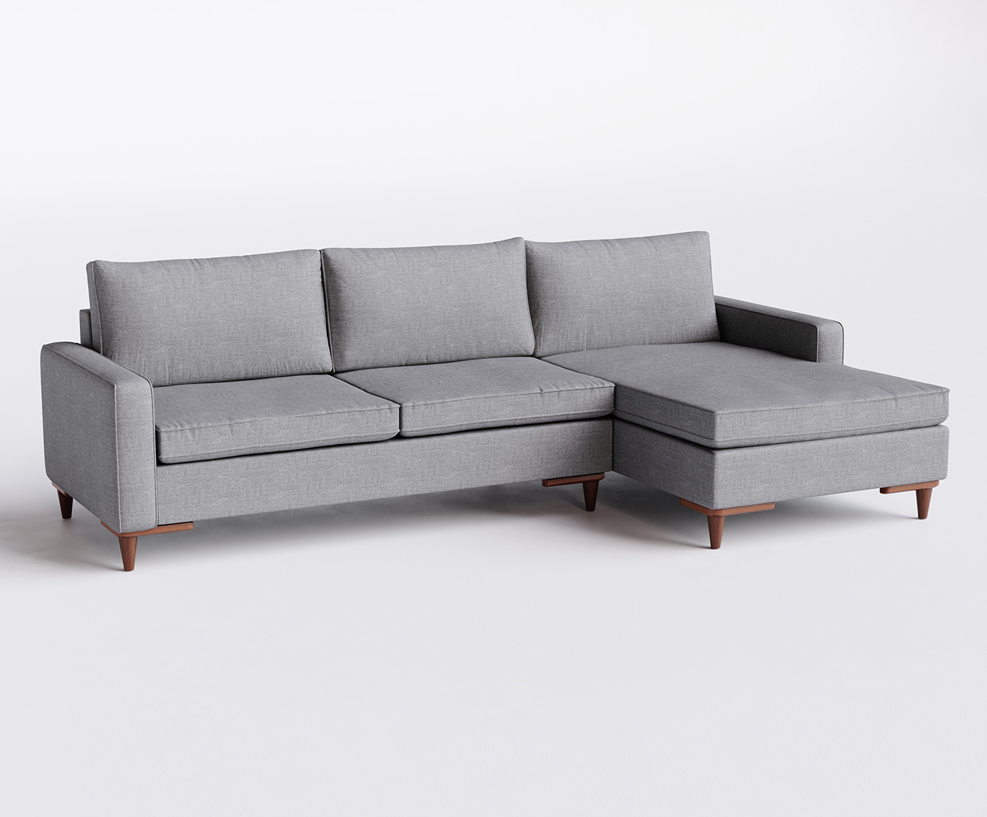 Sof&aacute; Sivas com Chaise II Cinza image number 2