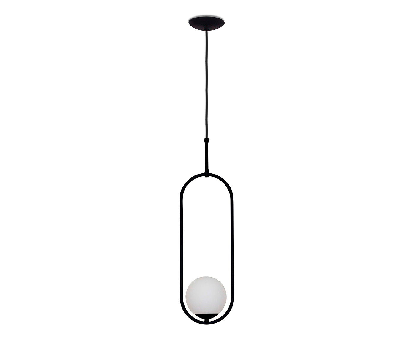 Pendente P&ecirc;ndulo Nancy Preto - Bivolt - image 0