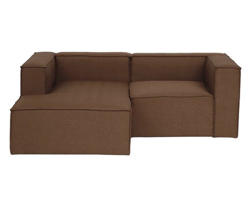 Sof&aacute; 2 M&oacute;dulos Chaise Mensa Terracota image number 0