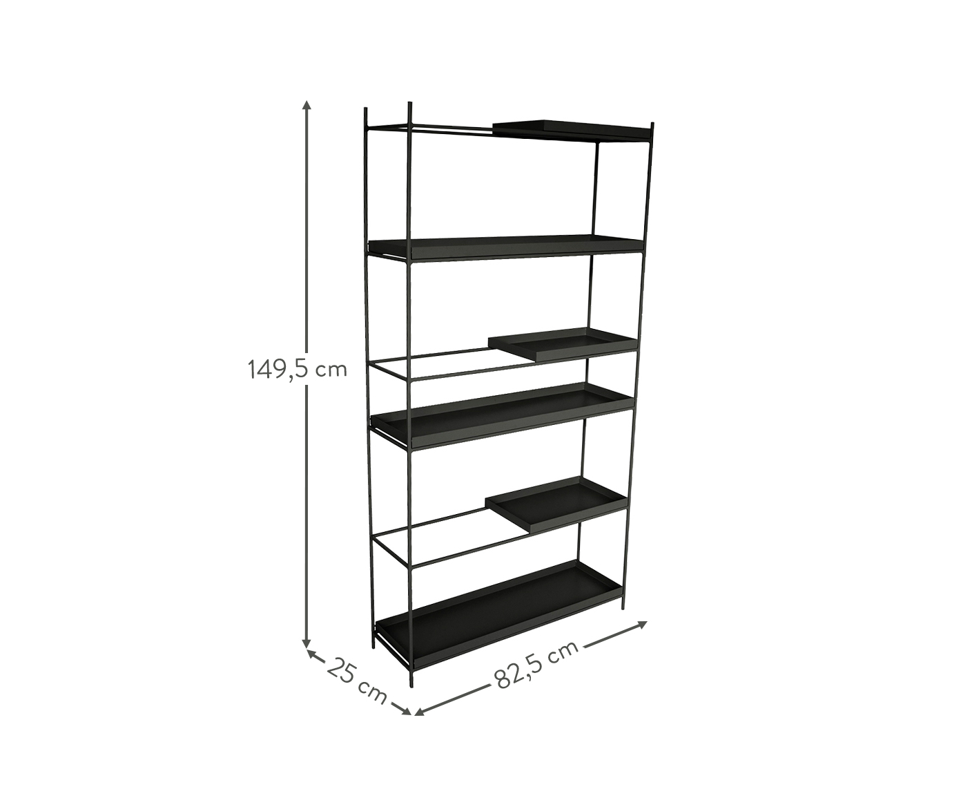 Estante Wire - Preto image number 2