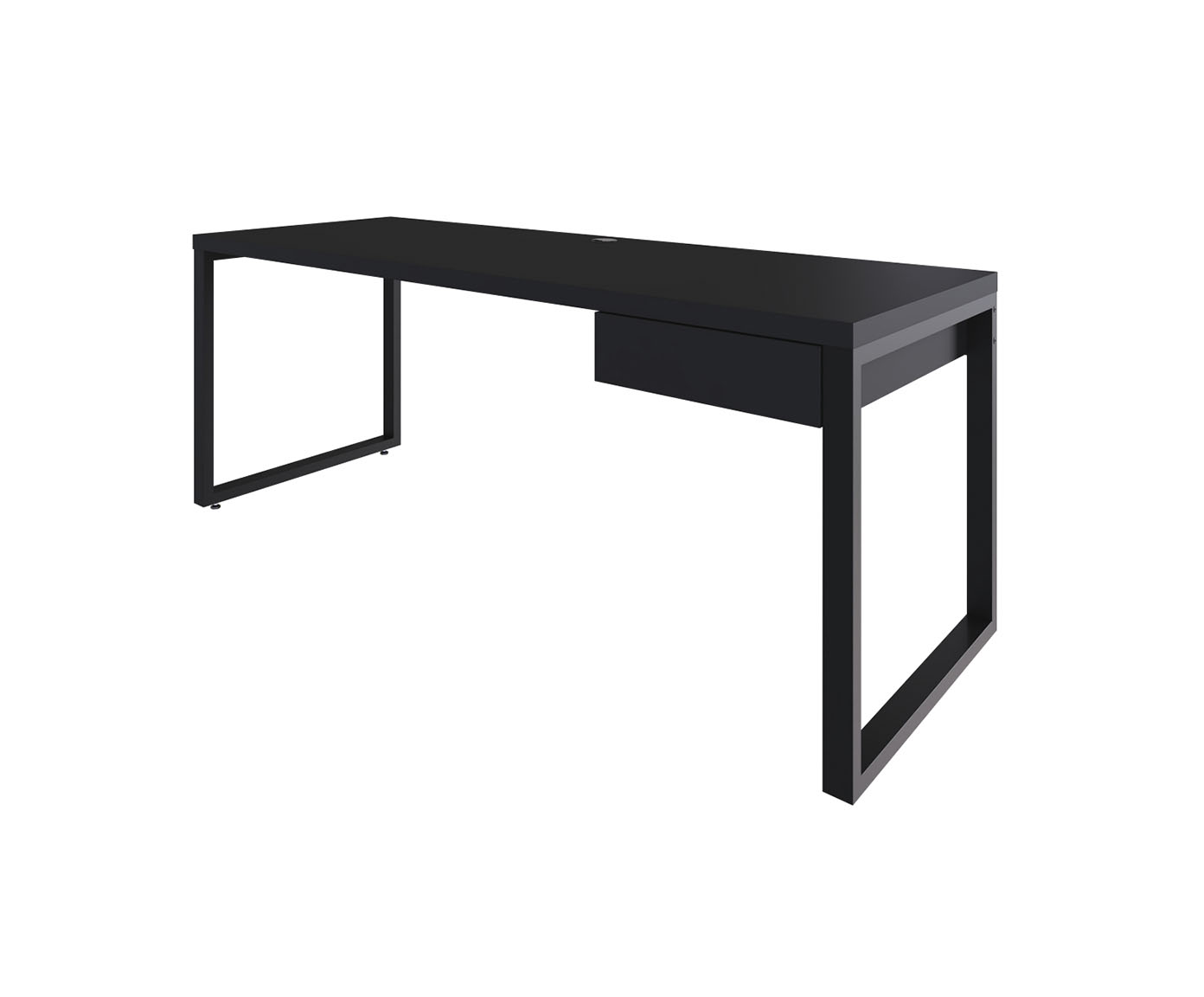 Mesa Yon Presidente com Gaveta Preto image number 4