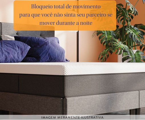 Cama Ba&uacute; Emma + Colch&atilde;o Emma Original Cinza - Queen Size image number 16