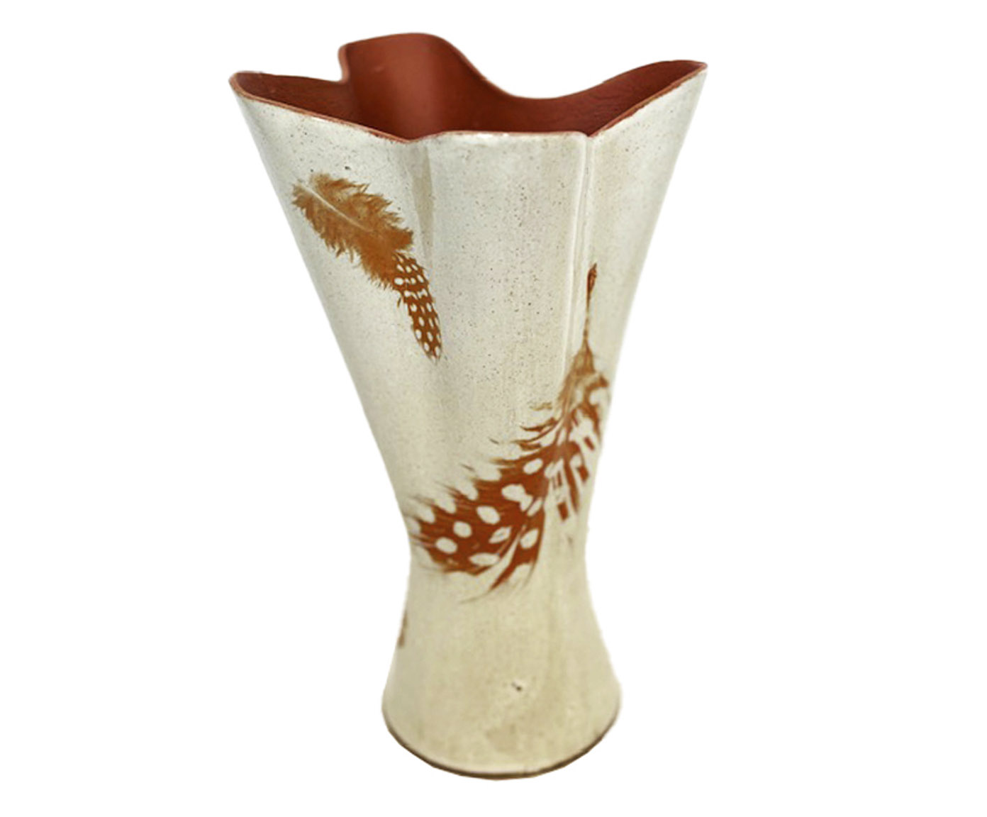 Vaso Lirio Spirit Cer&acirc;mica Bege image number 3