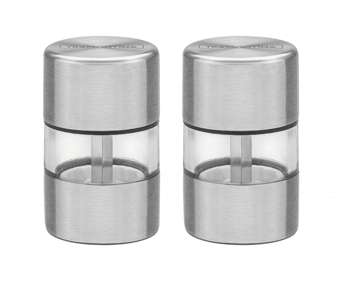 Conjunto de Moedores de Sal e Pimenta Vinci - Prata - image 0