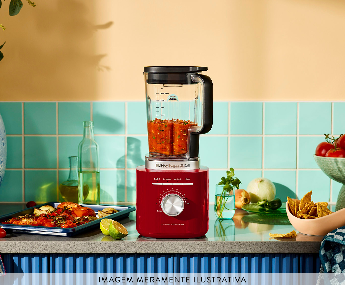 Liquidificador Pure Power Kitchenaid Empire Red image number 7