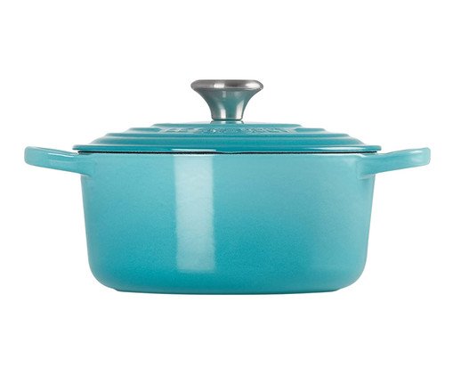 Panela Redonda Signature Azul Caribe - 20cm image number 2