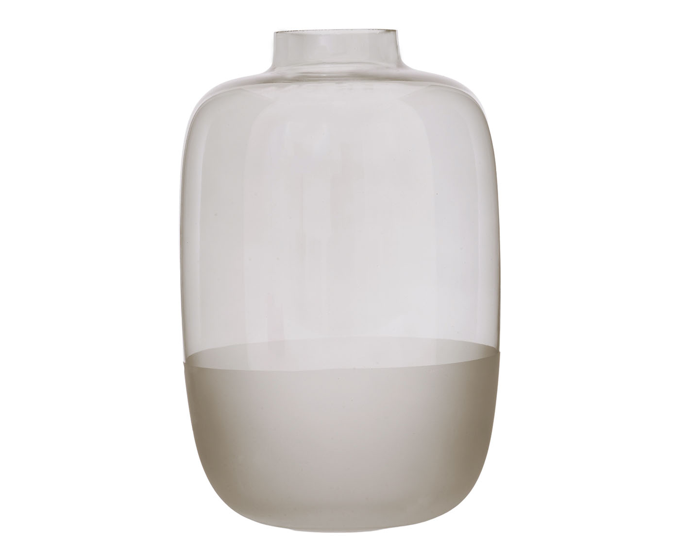 Vaso Frosted Cinza image number 0