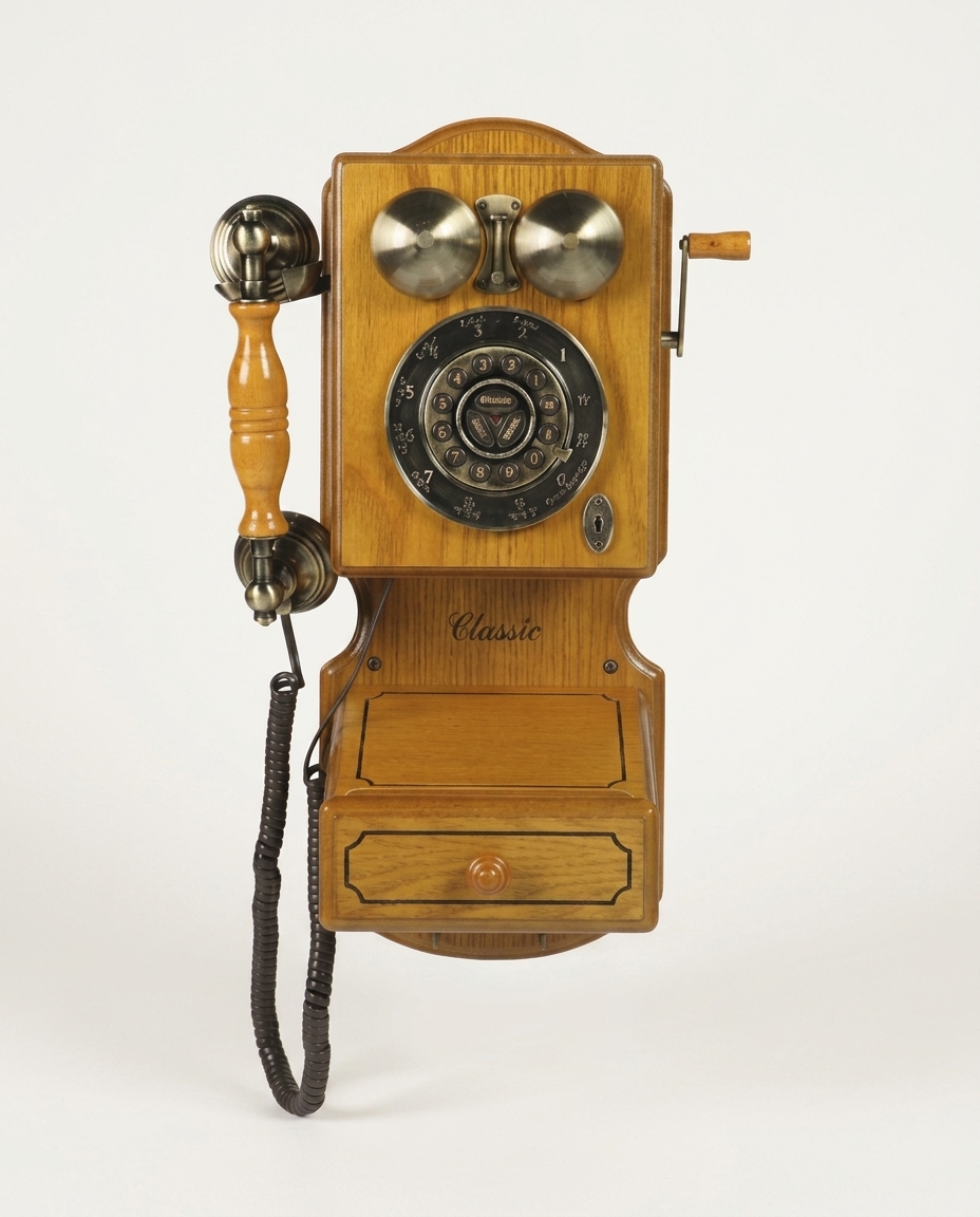 Telefone Classic Bell Amarelo - image 0