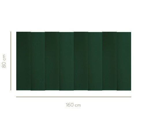 Cabeceira Modular em Veludo Duni Linear image number 1