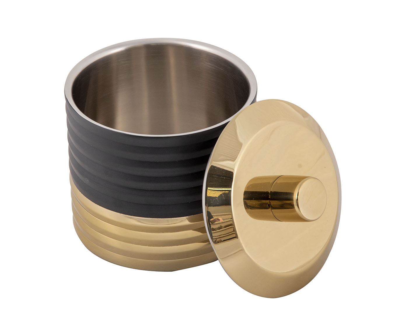 Balde de Gelo em Inox - Dourado image number 3