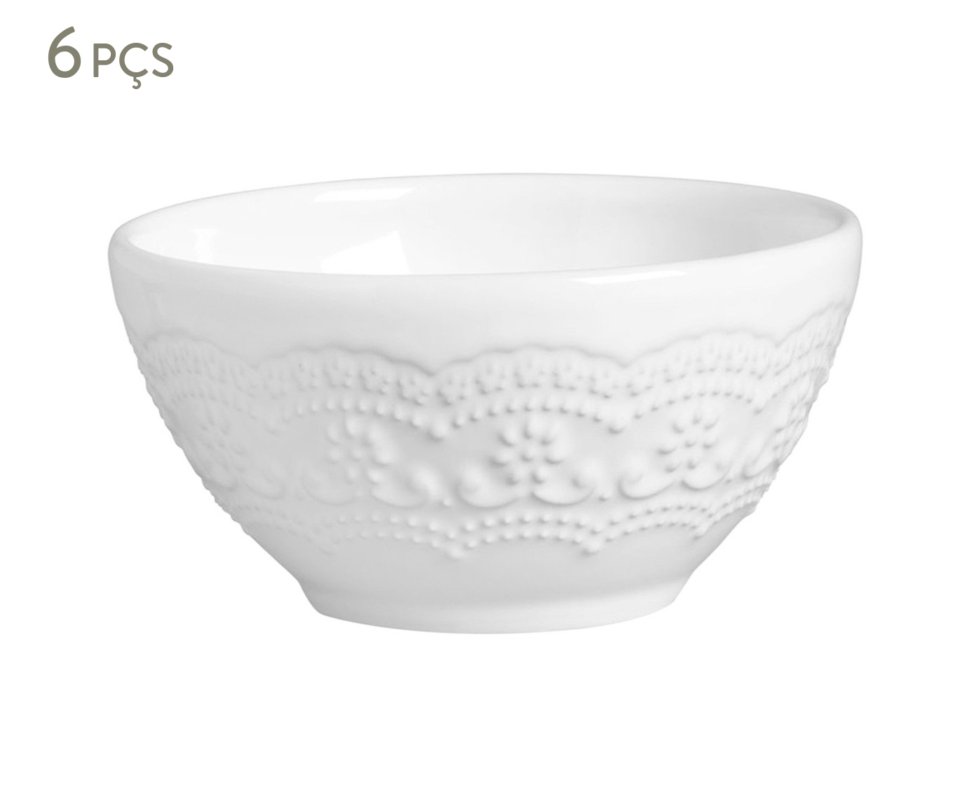 Jogo de Bowls Madeleine Branco - image 0