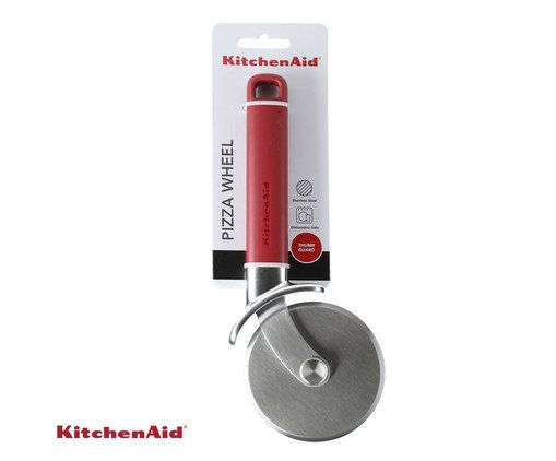 Cortador de Pizza Profissional em Inox Kitchenaid Vermelho image number 4