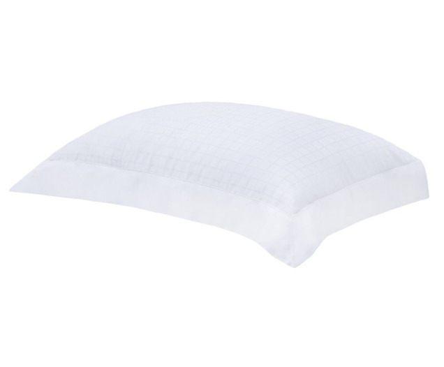 Fronha com Abas Acetinada Damask Square Branco 300 Fios - image 0