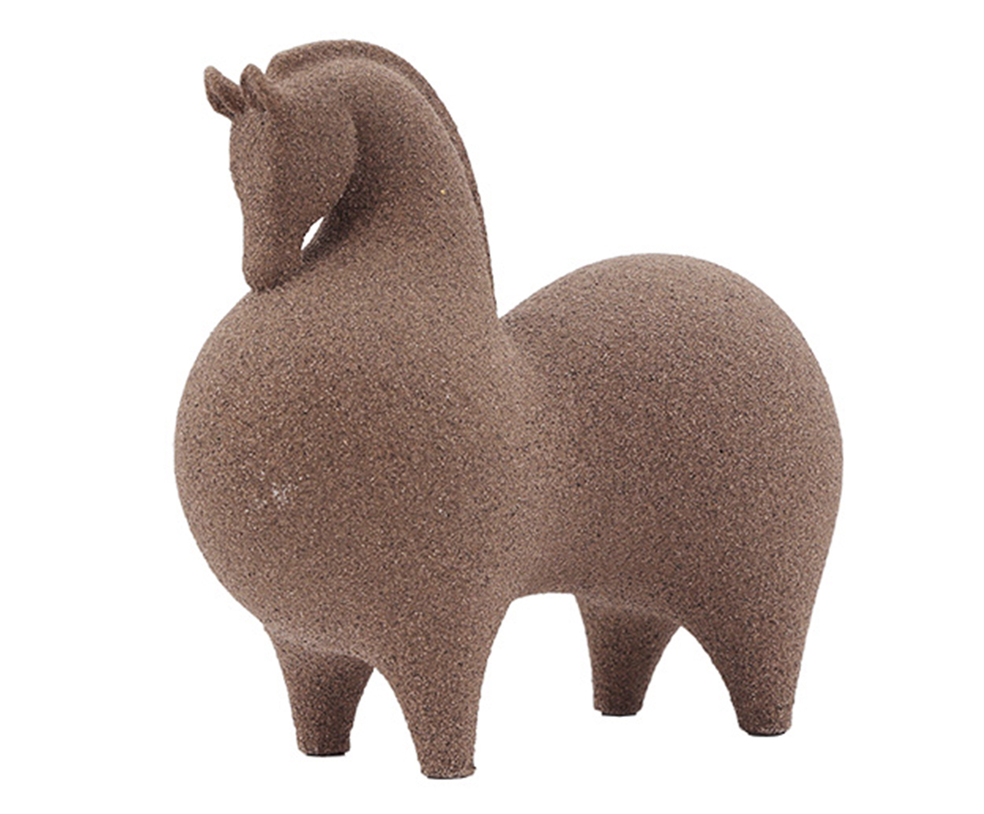 Adorno Decorativo de Cavalo Alaz&aacute;n Cinza - image 0