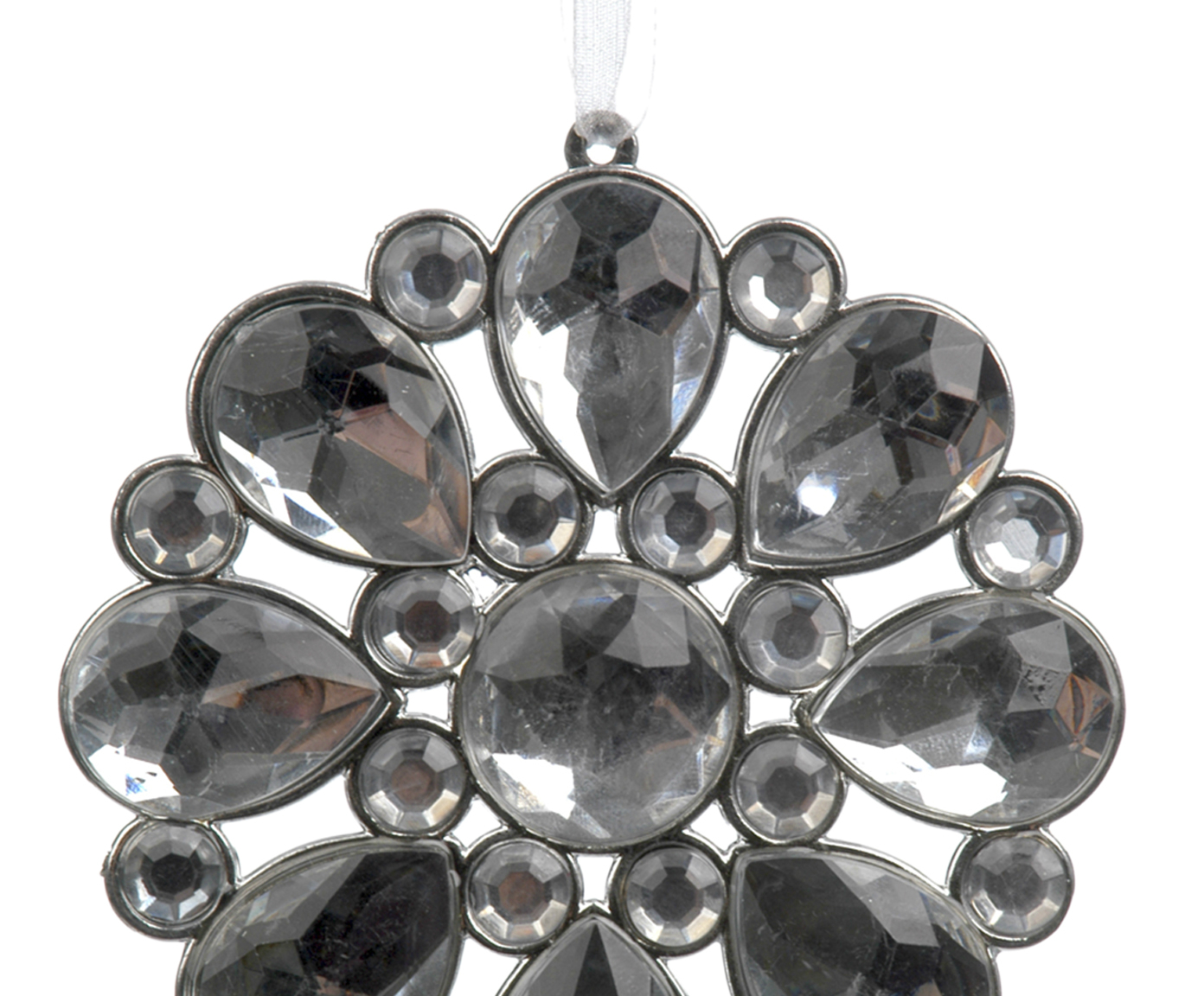 Enfeite Natalino Flower Crystal image number 1