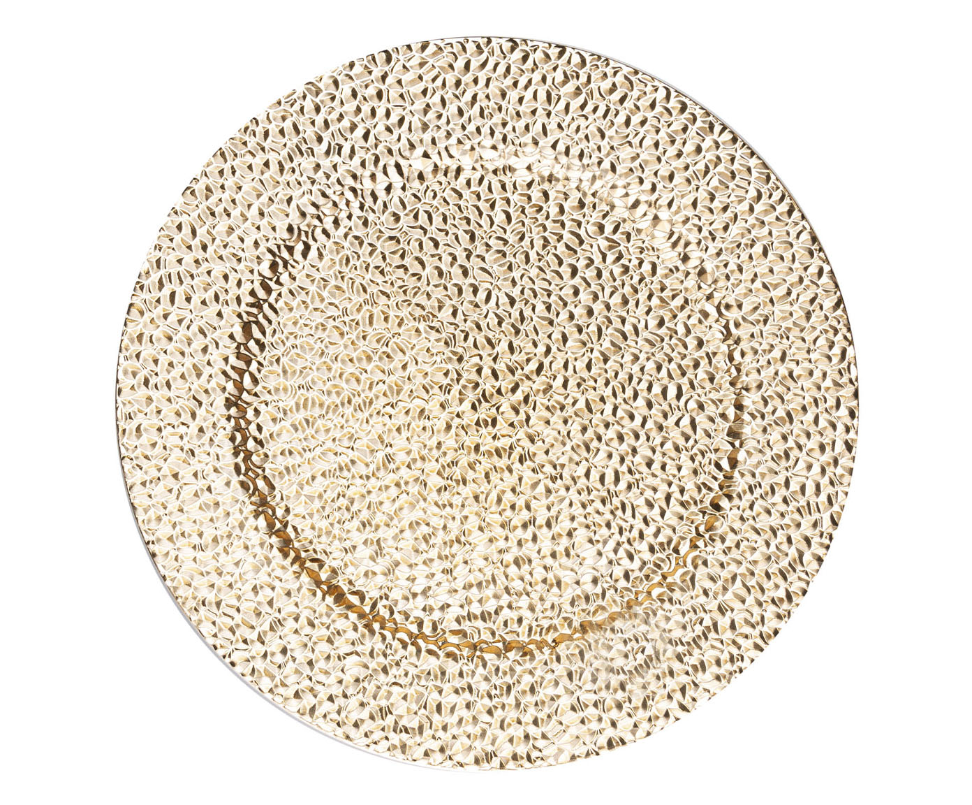 Sousplat Martelado Dourado image number 0